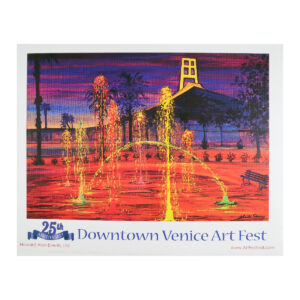 Product image for 25th Annual Venice Art Fest Poster by Sheila Carey, 2012