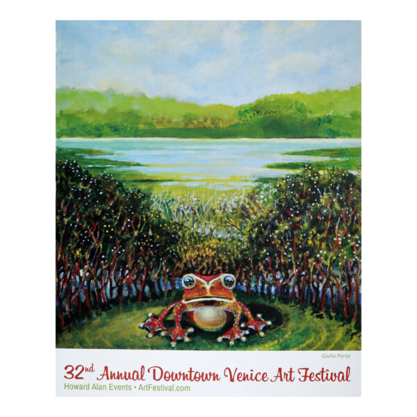 Product image for 32nd Annual Venice Art Fest Poster by Giulio Porta, 2019