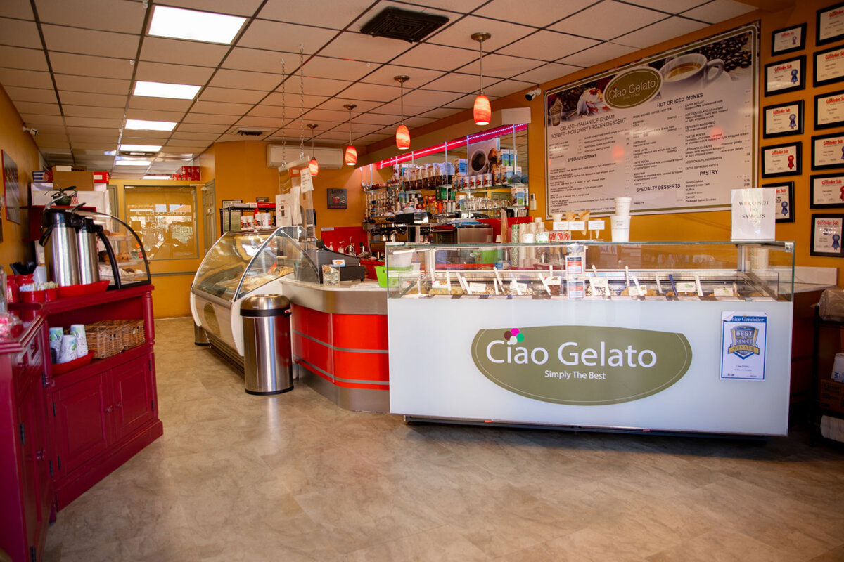 Ciao Gelato Shop Interior