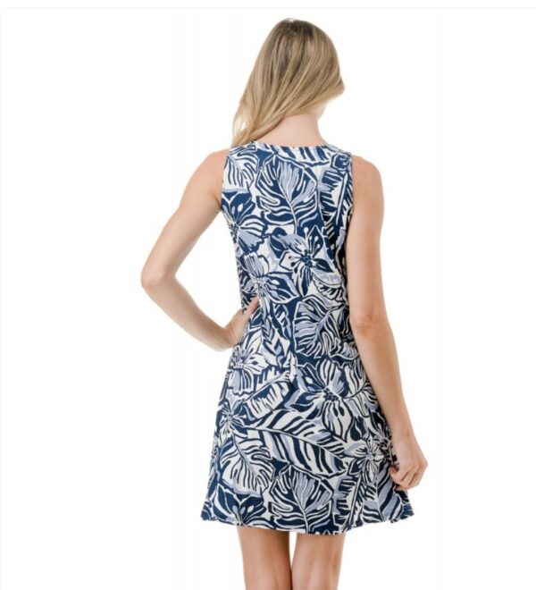 Product image for Tropical Leaves Zipper Dress