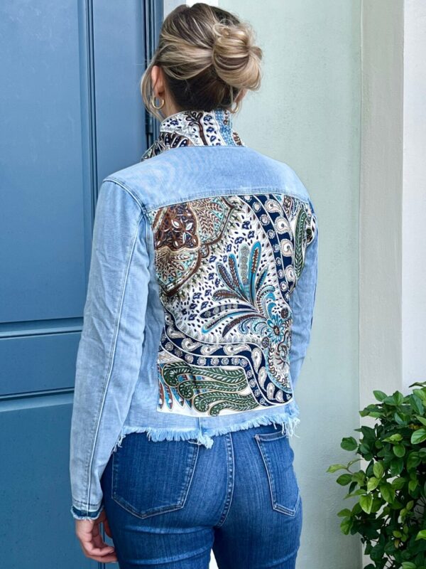Product image for Designer Stacy Bradley: Denim Jacket – Lots of Fun Colors