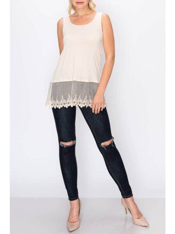 Product image for Tank Top w/Lace