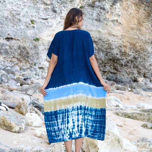 Product image for Blue Tie Dye Kaftan