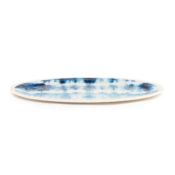 Product image for Coastal Shibori Oval Platter