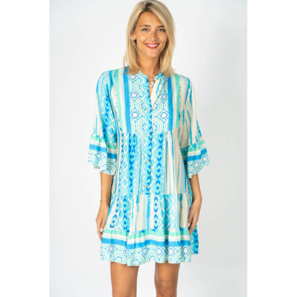 Product image for TQ & White Baby Doll Dress
