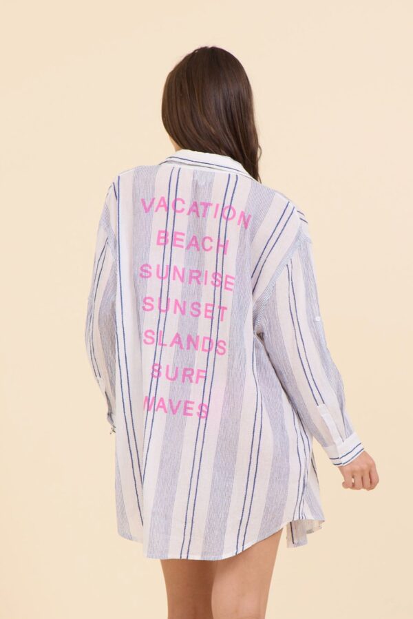 Product image for Striped Cotton Button Down