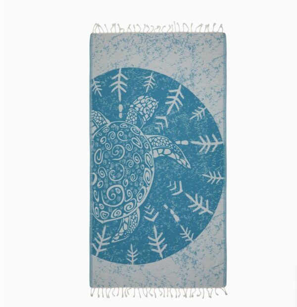 Product image for Cotton Beach/Pool Towel : TQ Turtle Round