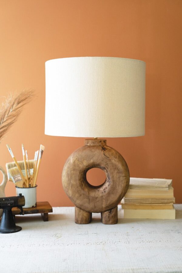Product image for Recycled Wood Table Lamp