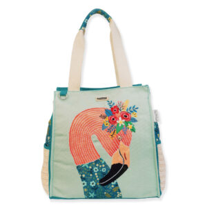 Product image for Flamingo Jewel Shoulder Tote