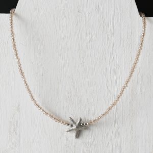 Product image for Starfish & Crystal Magnetic Necklace